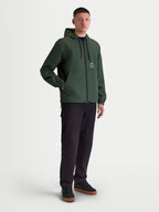 Alpinestars casaco Speeder Resolve corta-vento, corta-vento leve com capuz para homem, verde, vestuário desportivo urbano com forro em malha, logótipo Alpinestars no peito e punhos elásticos.