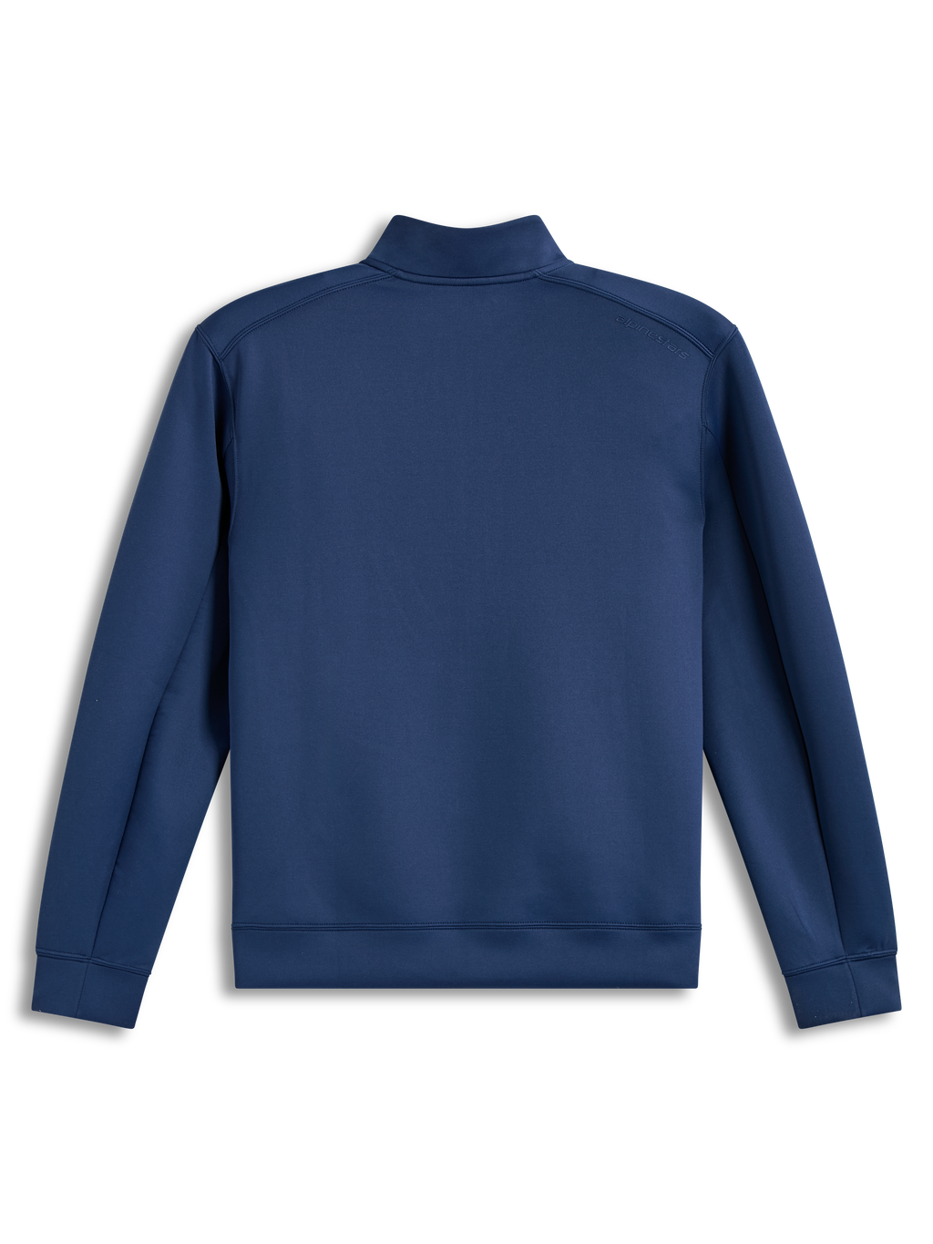 Alpinestars Apera Half-Zip Sweatshirt, pullover de fleece em azul, logótipo tonal no ombro, vista traseira de sportswear.