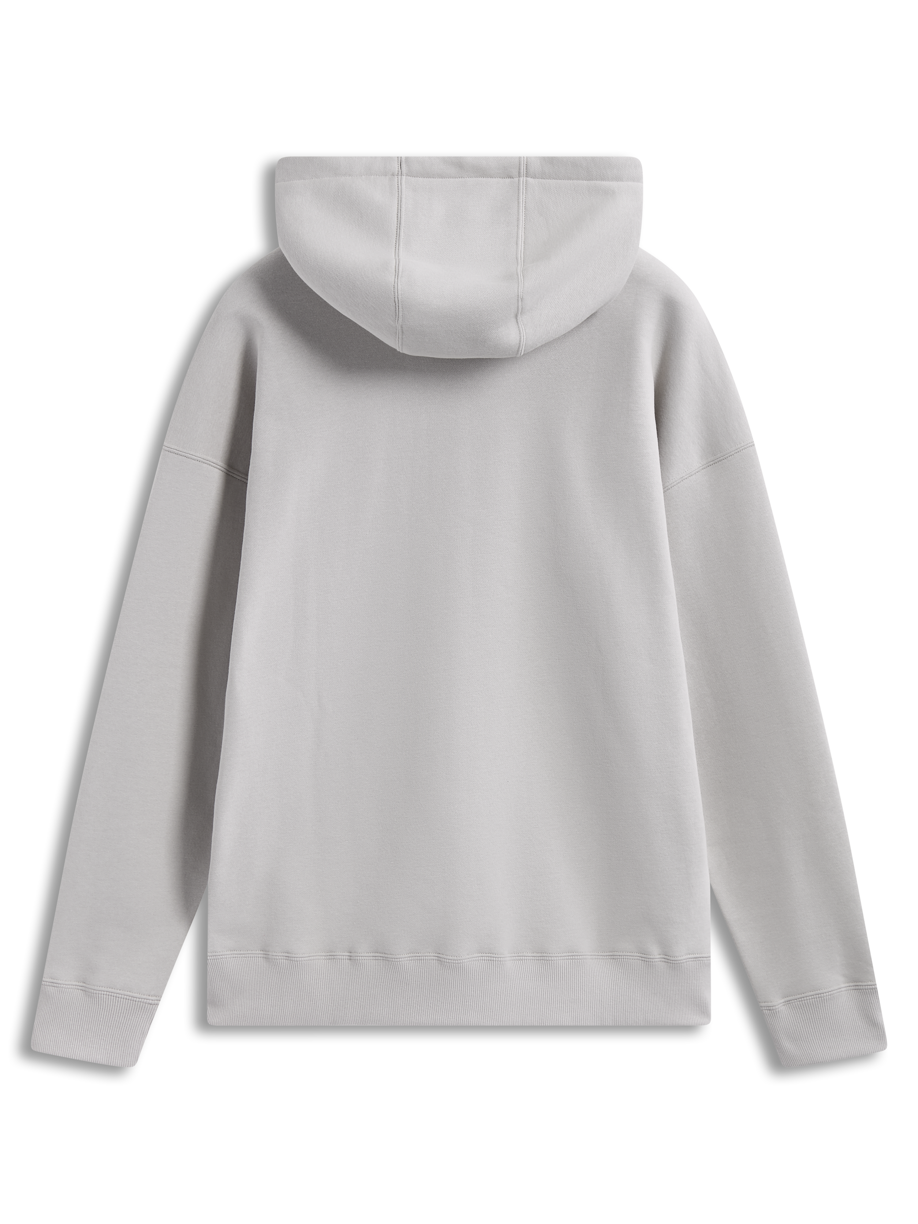 Alpinestars Prelude Oversized Hoodie, Sand sportswear fleece, back view showing relaxed fit and self-lined hood.