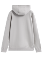 Alpinestars Entity Oversized Hoodie, cinzento, vista traseira, ajuste largo em fleece, punhos canelados e capuz grande.
