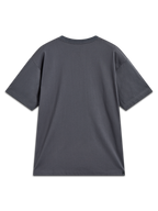 Alpinestars Chalk Oversized CSF Tee, t-shirt de manga curta, cinzento carvão, vista traseira, estilo casual largo.