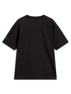 Alpinestars Infinity Oversized CSF Tee, t-shirt preta de manga curta, vista traseira com pormenor do logótipo na manga.