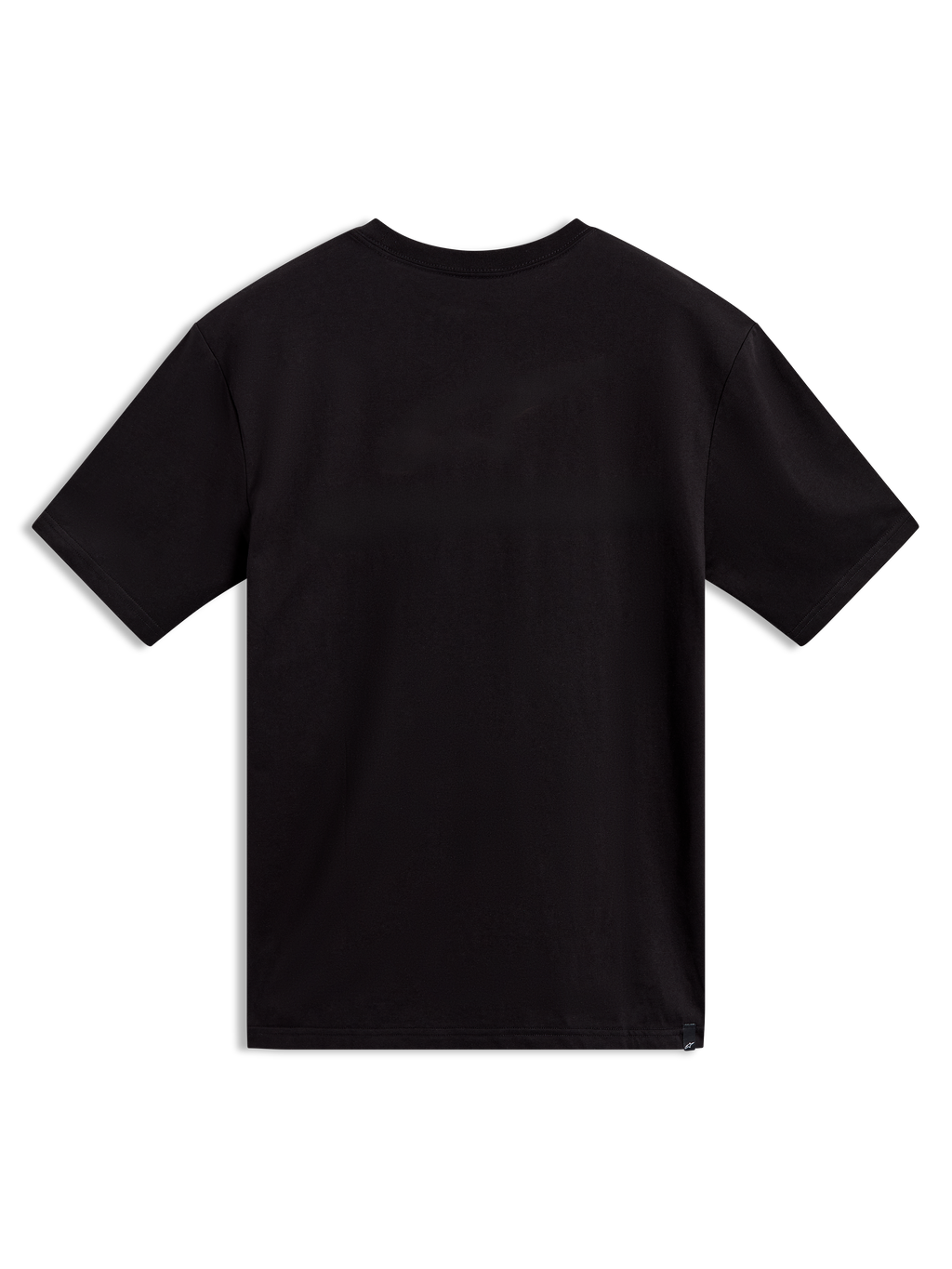 Alpinestars Elliptogrit CSF Tee, t-shirt de manga curta preta, vista traseira, design casual de sportswear.