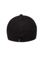 Alpinestars County Canvas Hat in Black, flex back sportswear cap featuring a structured crown and small rear logo embroidery.