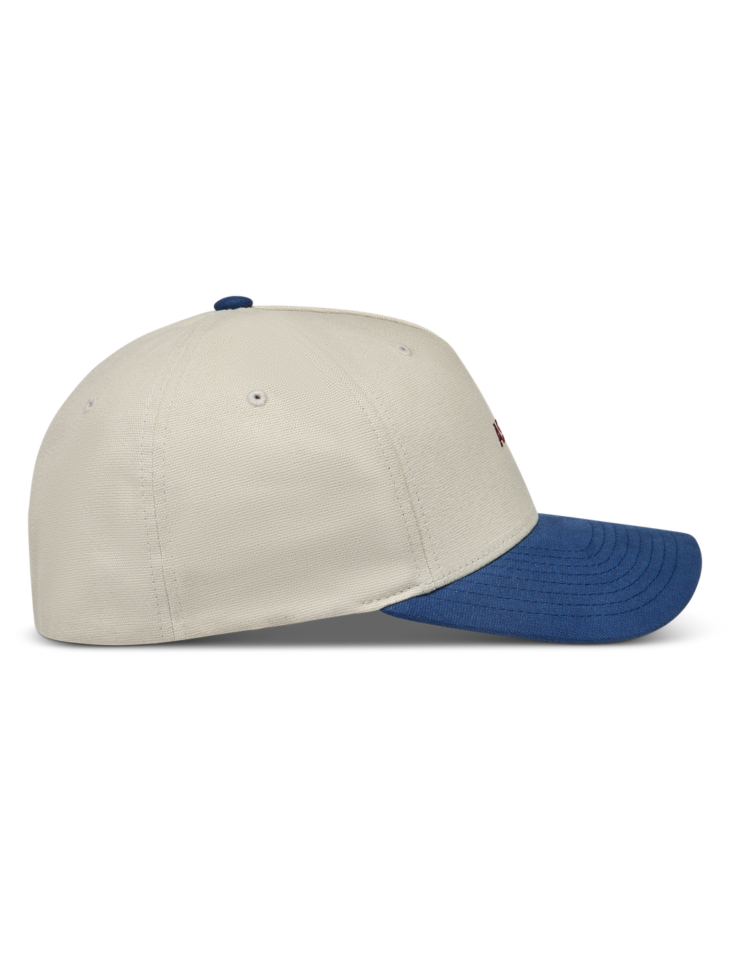 Alpinestars County Canvas Chapéu, boné sportswear areia e azul com aba curva e coroa estruturada.
