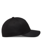 Alpinestars Maze Chapéu, boné de aba curva e coroa estruturada, preto, em tecido de sarja, sportswear casual