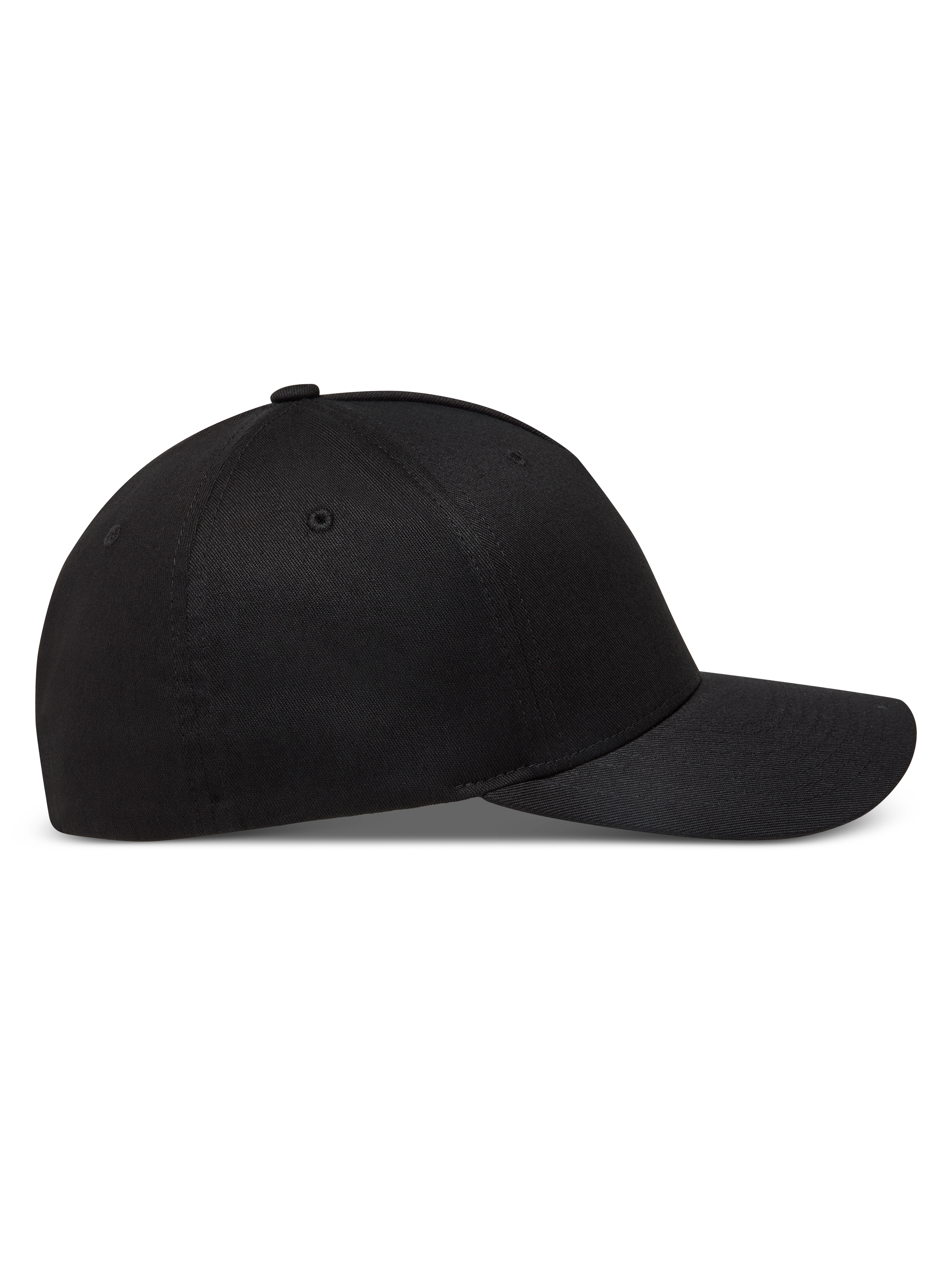 Alpinestars Maze Chapéu, boné de aba curva e coroa estruturada, preto, em tecido de sarja, sportswear casual