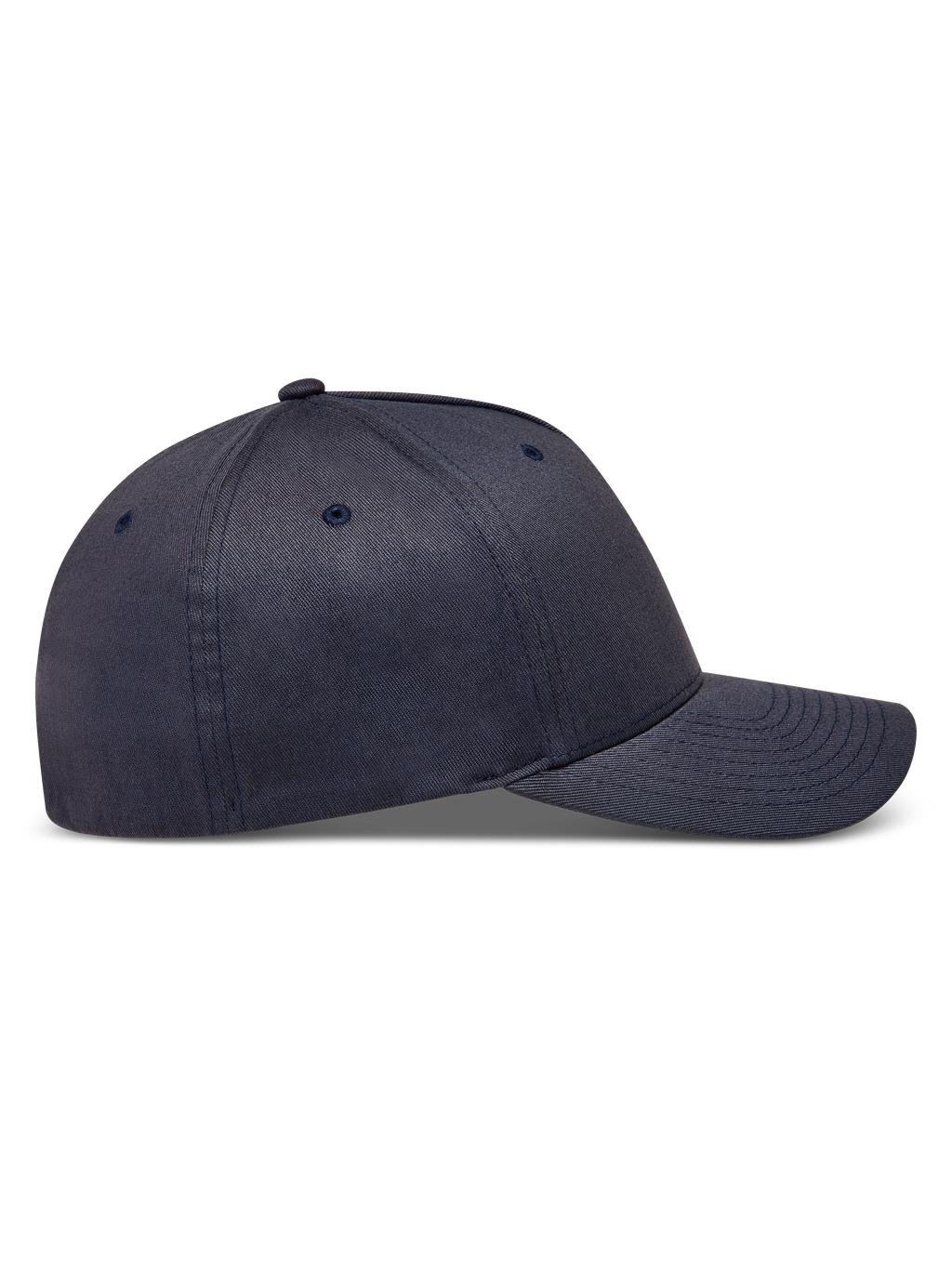 Alpinestars Maze Chapéu, boné sportswear cinzento-escuro com aba curva, coroa estruturada e tecido de sarja, vista de perfil.