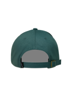 Alpinestars Explorer Strapback, boné verde em sarja com alça traseira ajustável e etiqueta de logótipo, vista traseira