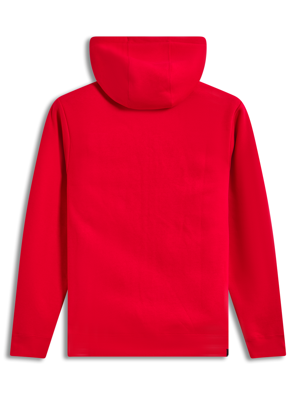 Alpinestars Ageless Zip V3 Hoodie, sweat vermelha com capuz em fleece, vista traseira, casual sportswear.