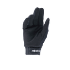 Luvas Alpinestars A-Dura, luvas de MTB pretas, palma em camurça sintética para aderência e durabilidade, punho em neoprene com fecho de pulso com gancho e laço, equipamento de performance versátil para ciclismo de montanha