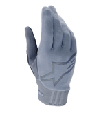 Alpinestars A-Dura Gloves, luvas de bicicleta de montanha, Azul Infinity, parte superior com textura canelada e grande logótipo de estrela, punho de neoprene com detalhes em relevo, design ajustado para ciclismo fora de estrada