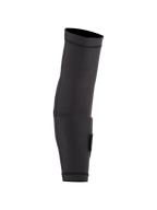 Alpinestars Youth Paragon Lite Elbow Protectors, protetores de cotovelo para ciclismo, pretos, manga em malha respirável com textura perfurada, construção leve e flexível para proteção juvenil todo-o-terreno