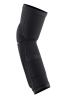 Alpinestars Protetores de Joelho/Canela Paragon Plus, preto e amarelo ácido, manga de proteção slip-on, apresenta construção em malha respirável e design ergonómico pré-moldado para trilhos de MTB