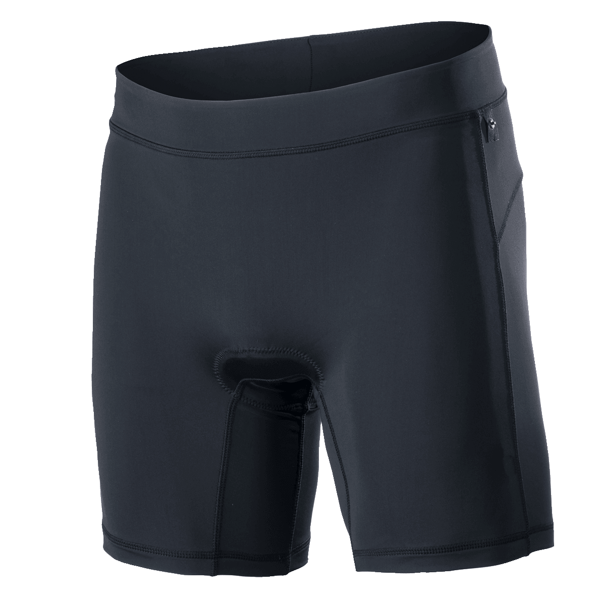 Alpinestars Drop Inner Shorts, calções interiores de BTT pretos com forro acolchoado integrado, cintura elástica larga, ajuste de compressão ergonómico e tecido elástico respirável de secagem rápida para trail e Enduro