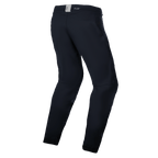 Alpinestars A-Dura Thermal Pant, Mountain Bike Pants, Black, rear view featuring a pre-curved anatomical design, small ASTARS logo on the back waistband, minimalist style for trail and enduro riding