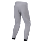 Alpinestars A-Dura Waterproof Pants, calças de BTT, cinzento titânio, vista traseira, pernas afuniladas com punhos elásticos pretos, design técnico minimalista para mountain bike