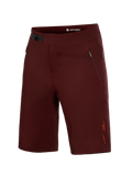 Calções Alpinestars A-Dura Ride Liner Bordeaux, equipamento de MTB elástico com fecho de catraca e bolsos laterais.