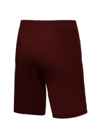 Calções Alpinestars A-Dura Ride em bordeaux, vista traseira com design minimalista e material elástico durável de MTB.