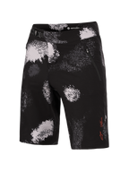 Alpinestars A-Dura Ride Shorts em Black Camo, calções de BTT duráveis com elasticidade e fecho de catraca seguro.