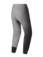 Calças de BTT Alpinestars A-Supra Elite em cinzento degradê, vista traseira com corte de performance e tecido elástico.