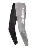 Calças A-Supra Elite MTB em cinzento desbotado e preto, com marca astars branca e ventilação cortada a laser.