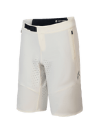 Alpinestars Calções A-Aria Elite, calções de ciclismo de montanha para homem, cor ecru, com tecido reciclado com elasticidade em 4 direções e fecho de fivela magnética