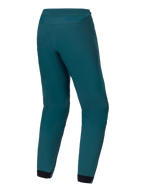 Alpinestars A-Dura Pants, calças de BTT, verde Dark Pine, vista traseira, com punhos elásticos pretos, design têxtil durável para condução em trilhos de BTT fora de estrada