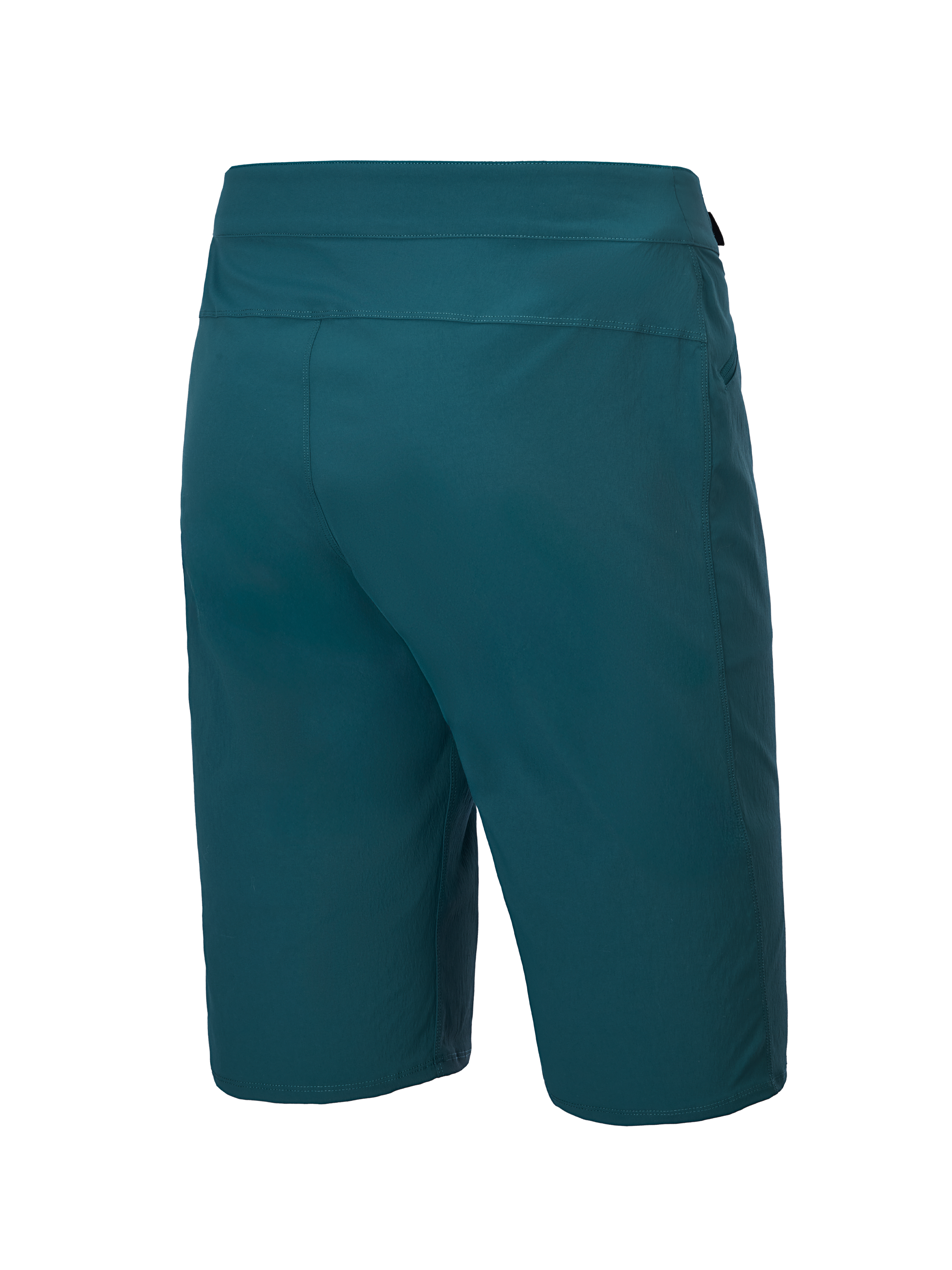 Calções Alpinestars A-Dura, calções de mountain bike, Dark Pine, vista traseira com design simples e tecido durável com elasticidade bidirecional, corte regular para a prática de BTT