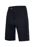 Calções Alpinestars Youth A-Dura Ride pretos com fecho de catraca e bolsos com fecho, duráveis para mountain bike.