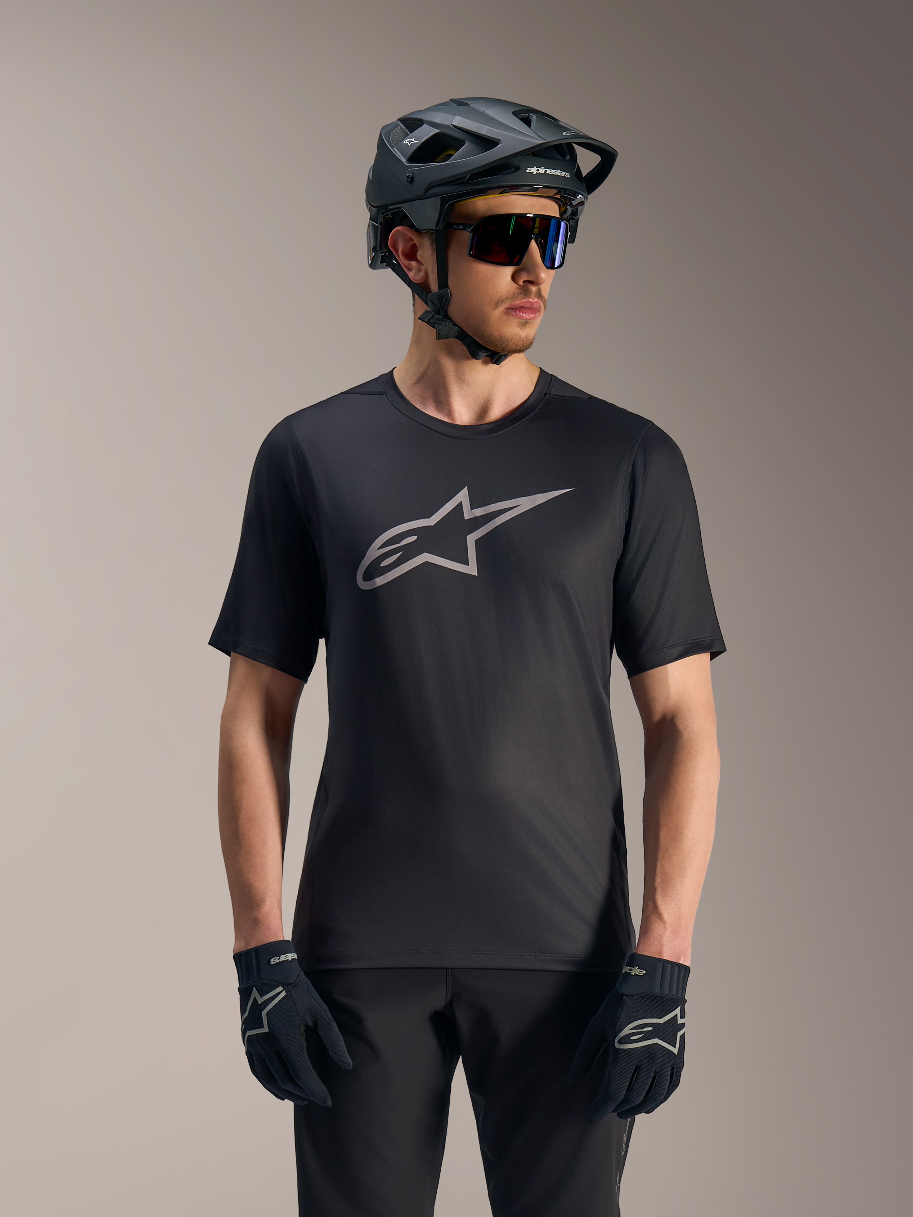 A-Dura Ride - Black Cycling Jersey | Alpinestars®