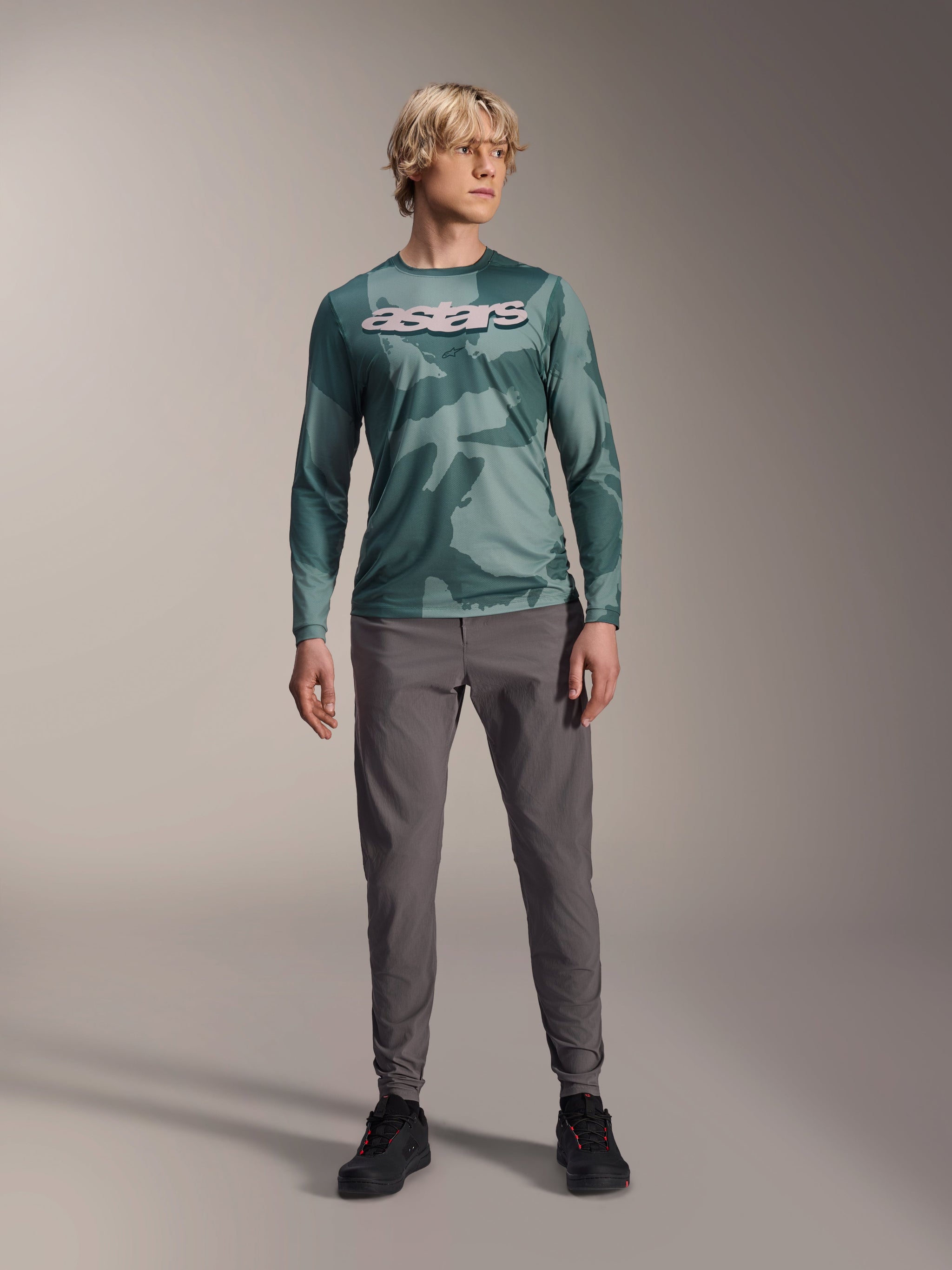 Camisola A-Dura Hollow Camo Mangas Compridas