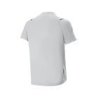 Alpinestars A-Aria Astar Jersey, camisola de ciclismo de manga curta, White Dove, vista traseira com tecido leve e respirável, cauda mais longa para maior cobertura e pormenores refletores subtis.
