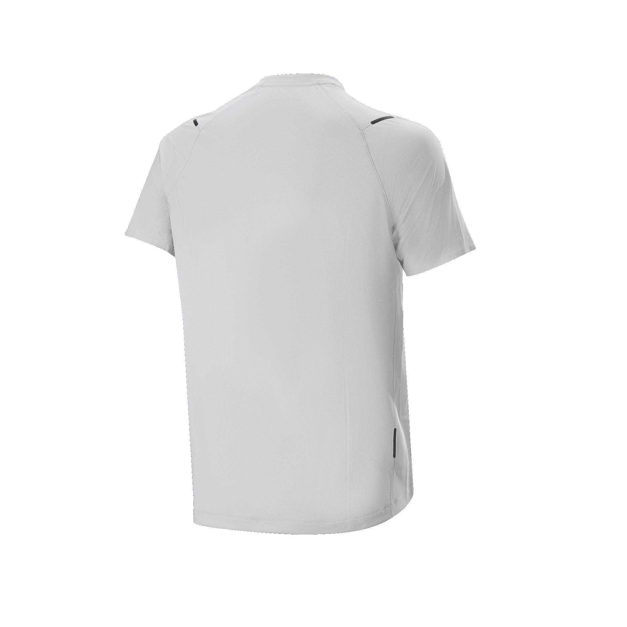 Alpinestars A-Aria Astar Jersey, camisola de ciclismo de manga curta, White Dove, vista traseira com tecido leve e respirável, cauda mais longa para maior cobertura e pormenores refletores subtis.