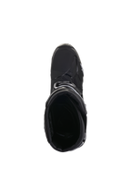 Alpinestars Tech 10 Boots, Motocross Boots, Black, top-down view showing interior padding and streamlined outer shell, high-performance design for off-road racing