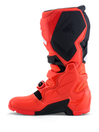 Alpinestars Tech 7 Enduro, botas de motocross para homem, vermelhas e pretas, proteção TPU e certificadas CE.
