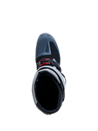 Alpinestars Tech 7 Enduro Drystar, botas de moto para off-road e enduro, para homem, cinzentas e vermelhas, membrana impermeável, vista superior