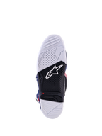 Alpinestars Tech 7 Unity, sola de bota de motocross branca e preta com indicador de limite de desgaste integrado