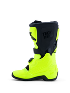 Alpinestars Botas Tech 7S Jovem, botas de motocross para juventude, amarelo fluo e preto, com proteção em TPU, certificadas CE