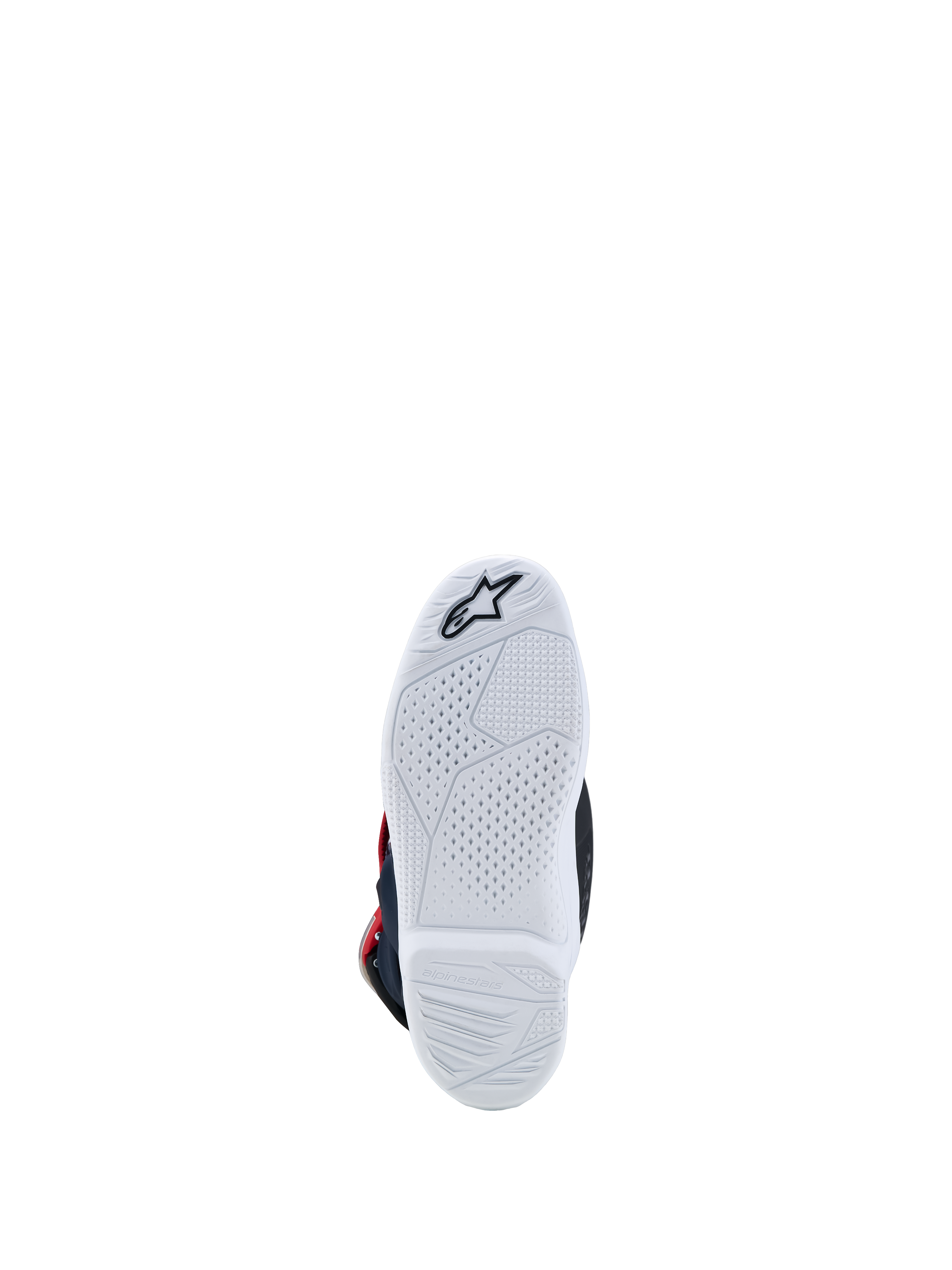 Alpinestars Tech 7S Jovem, botas de motocross para jovens, sola branca substituível de alta aderência e tração