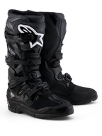 Alpinestars Botas Tech 7 Enduro Gore-Tex, botas de moto off-road pretas e cinzentas, impermeáveis com membrana Gore-Tex e proteção TPU.