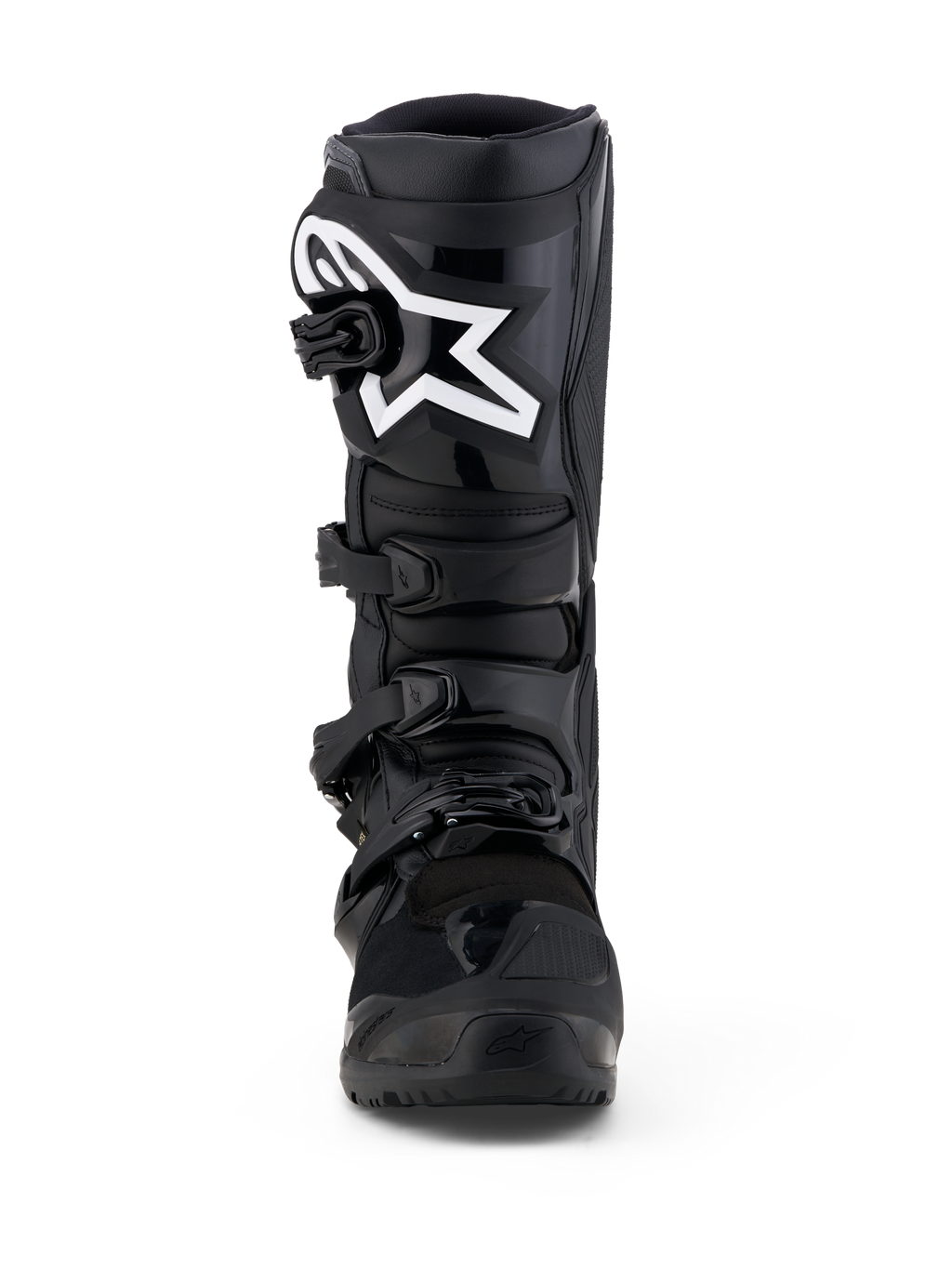 Alpinestars Botas Tech 7 Enduro Gore-Tex, botas de moto para enduro e todo-o-terreno para homem, pretas e brancas, impermeáveis, proteção em TPU, certificadas CE