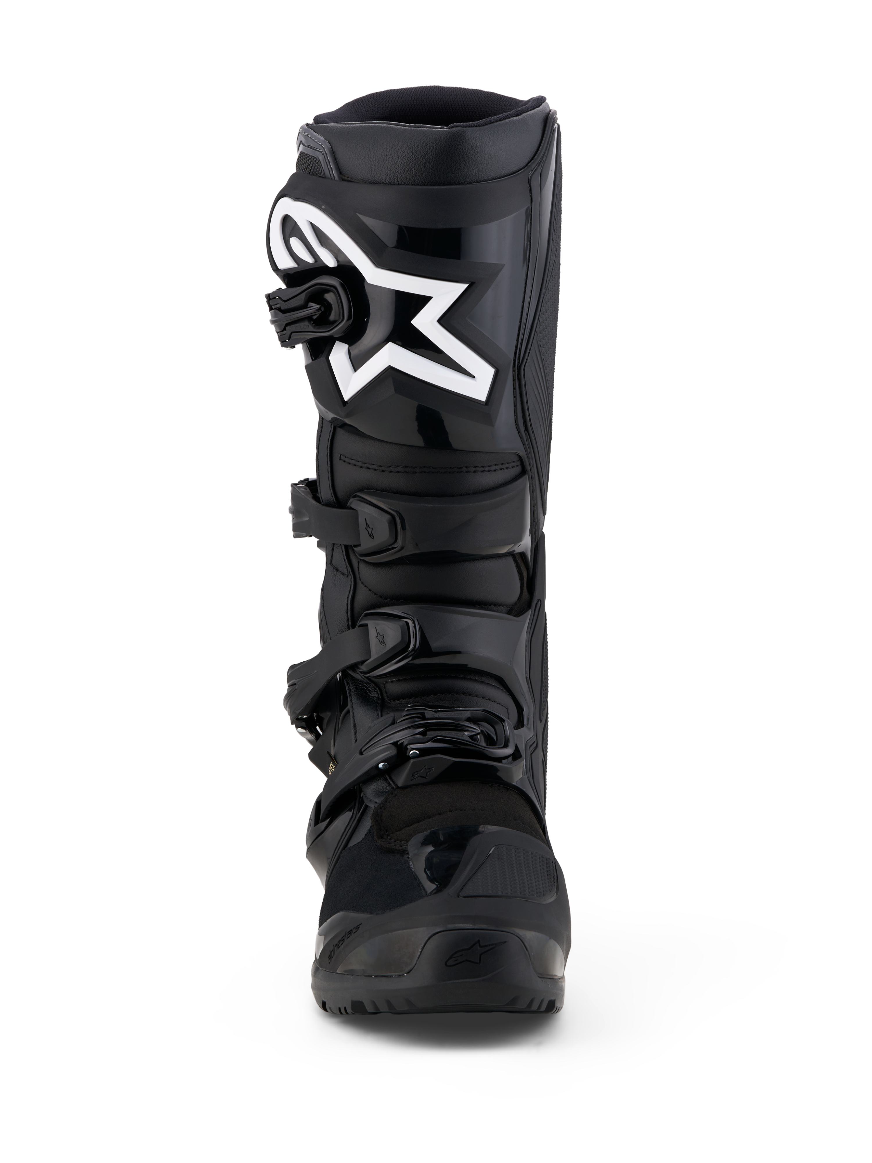 Alpinestars Botas Tech 7 Enduro Gore-Tex, botas de moto para enduro e todo-o-terreno para homem, pretas e brancas, impermeáveis, proteção em TPU, certificadas CE