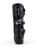 Alpinestars Tech 7 Enduro Gore-Tex, botas de moto off-road para homem, pretas e cinzentas, vista traseira com proteção TPU