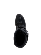 Alpinestars Tech 7 Enduro Gore-Tex, botas de moto off-road pretas e cinzentas, impermeáveis, vista superior