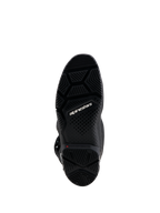 Alpinestars Tech 7 Enduro Gore-Tex, sola preta de composto duplo com indicador de desgaste vermelho e padrão de aderência.