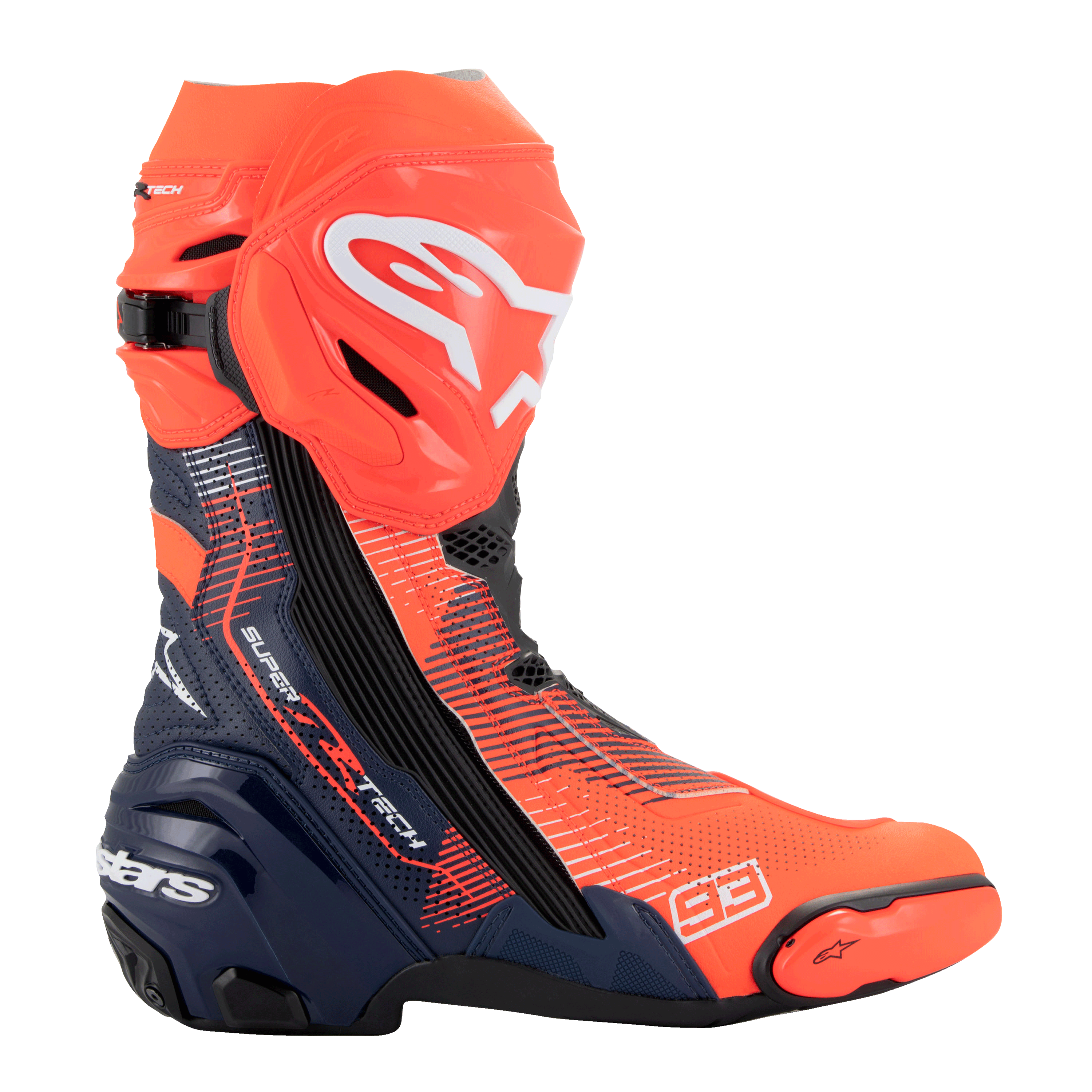 Supertech R LE Marquez R04 Vented Boot - Red RACING Boots | Alpinestars