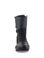 Botas Alpinestars SP-X BOA®, botas de motociclismo desportivas pretas, design de altura média com protetor de canela integrado, painéis flexíveis em malha e sistema de fecho lateral BOA®, perfil ergonómico elegante para sport touring