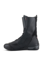 Botas Alpinestars SP-X BOA®, botas de motociclismo, pretas, design de altura média com painéis em microfibra e malha Rideknit, com fecho de correr medial e perfil desportivo elegante.