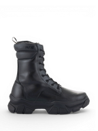 Alpinestars Ava Women's Boots, urban motorcycle riding boots in black leather with a chunky elevated sole.